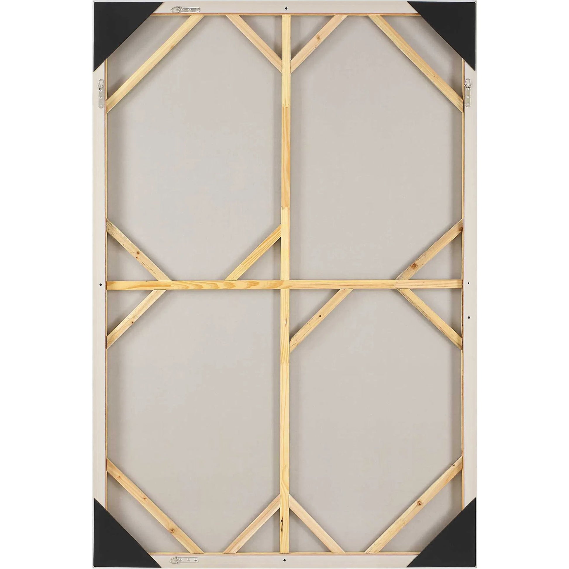 Waterfront Geometric Abstract Art by Uttermost. Made from canvas, plastic, pine, mdf, acrylic in a modern style.