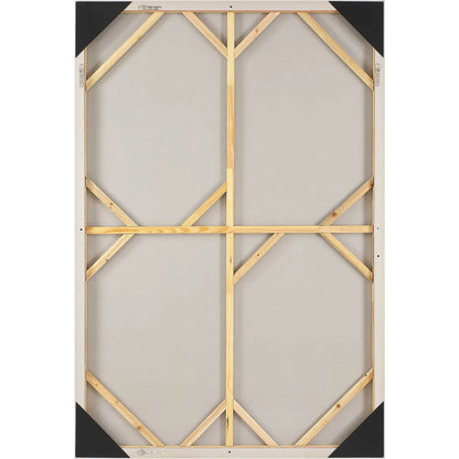 Waterfront Geometric Abstract Art by Uttermost. Made from canvas, plastic, pine, mdf, acrylic in a modern style.