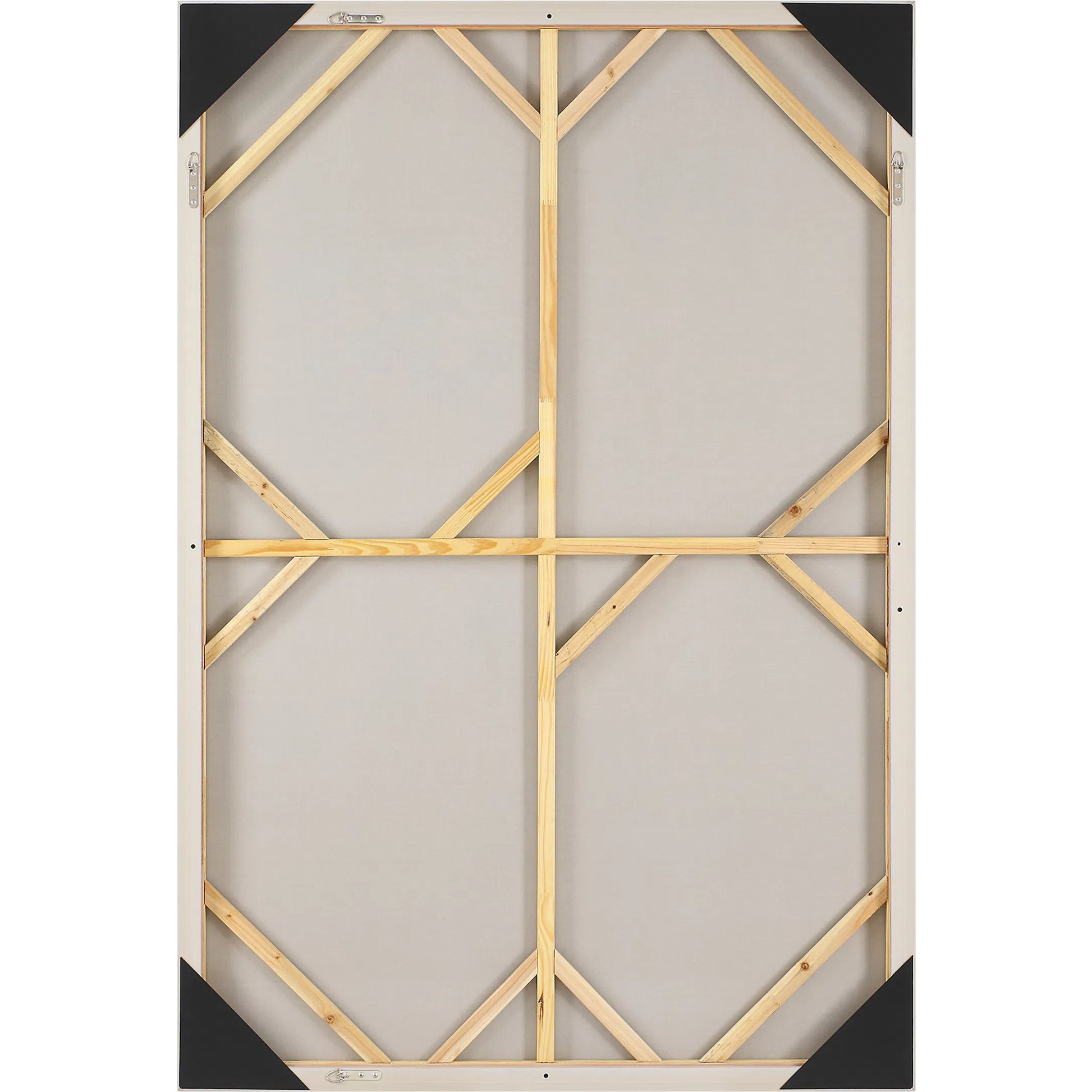 Waterfront Geometric Abstract Art by Uttermost. Made from canvas, plastic, pine, mdf, acrylic in a modern style.