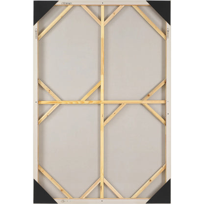 Waterfront Geometric Abstract Art by Uttermost. Made from canvas, plastic, pine, mdf, acrylic in a modern style.