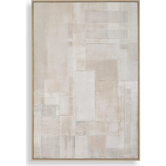 Erase Canvas Abstract Art by Uttermost. Made from canvas, pine, linen, mdf, acrylic in a unique style.
