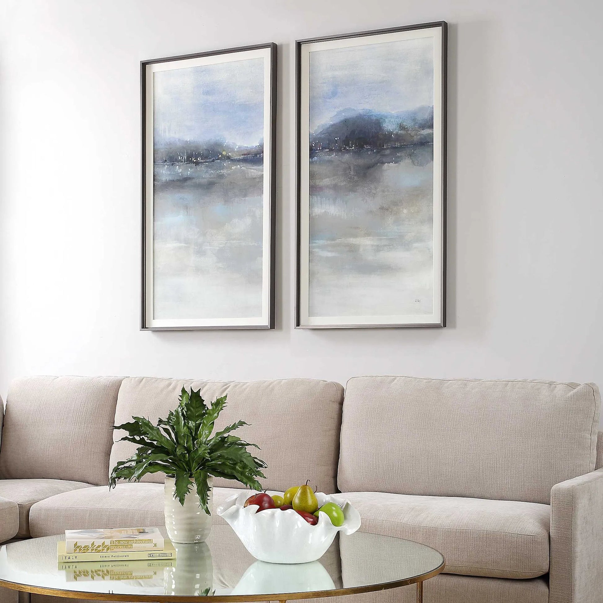 Thinking of You Landscape Prints by Uttermost. Made from aluminium, pine, mdf, paper, linen in a transitional style.