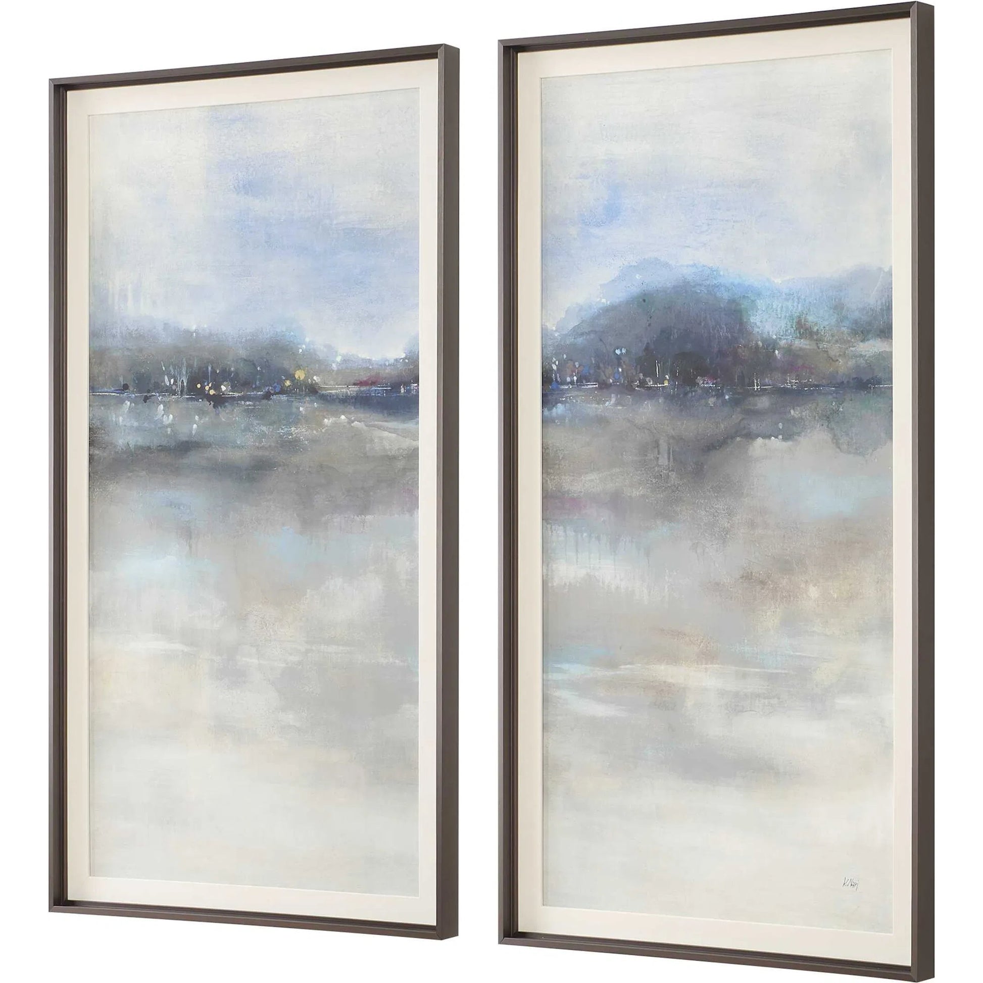 Thinking of You Landscape Prints by Uttermost. Made from aluminium, pine, mdf, paper, linen in a transitional style.