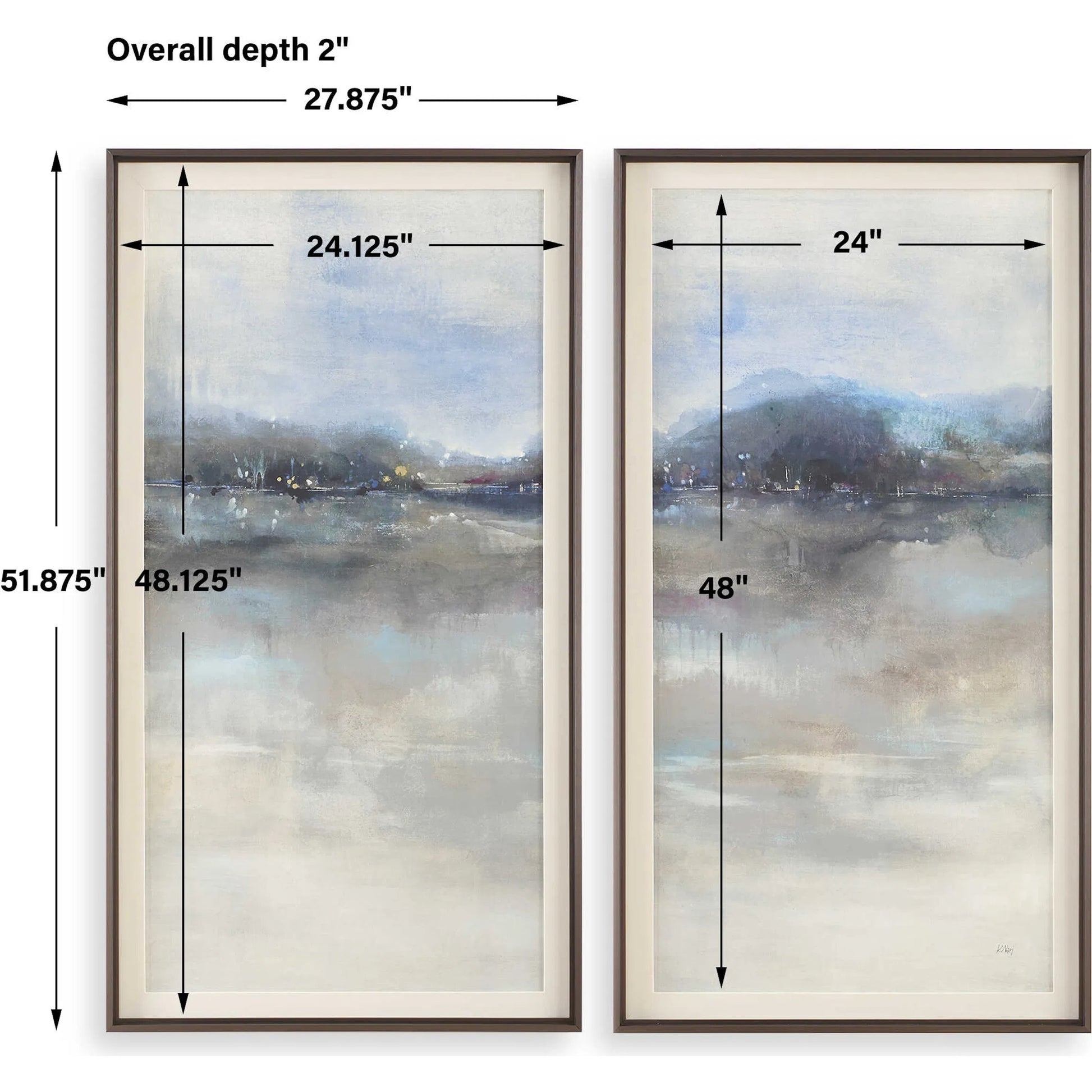 Thinking of You Landscape Prints by Uttermost. Made from aluminium, pine, mdf, paper, linen in a transitional style.