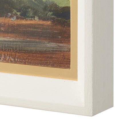 Whispering Cloudscapes Landscape Print by Uttermost. Made from pine, mdf, paper, veneer, linen in a cottage & farmhouse style.