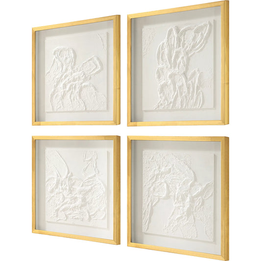 Fourfold Framed Prints by Uttermost. Made from mdf, pine, glass, acrylic in a unique style.