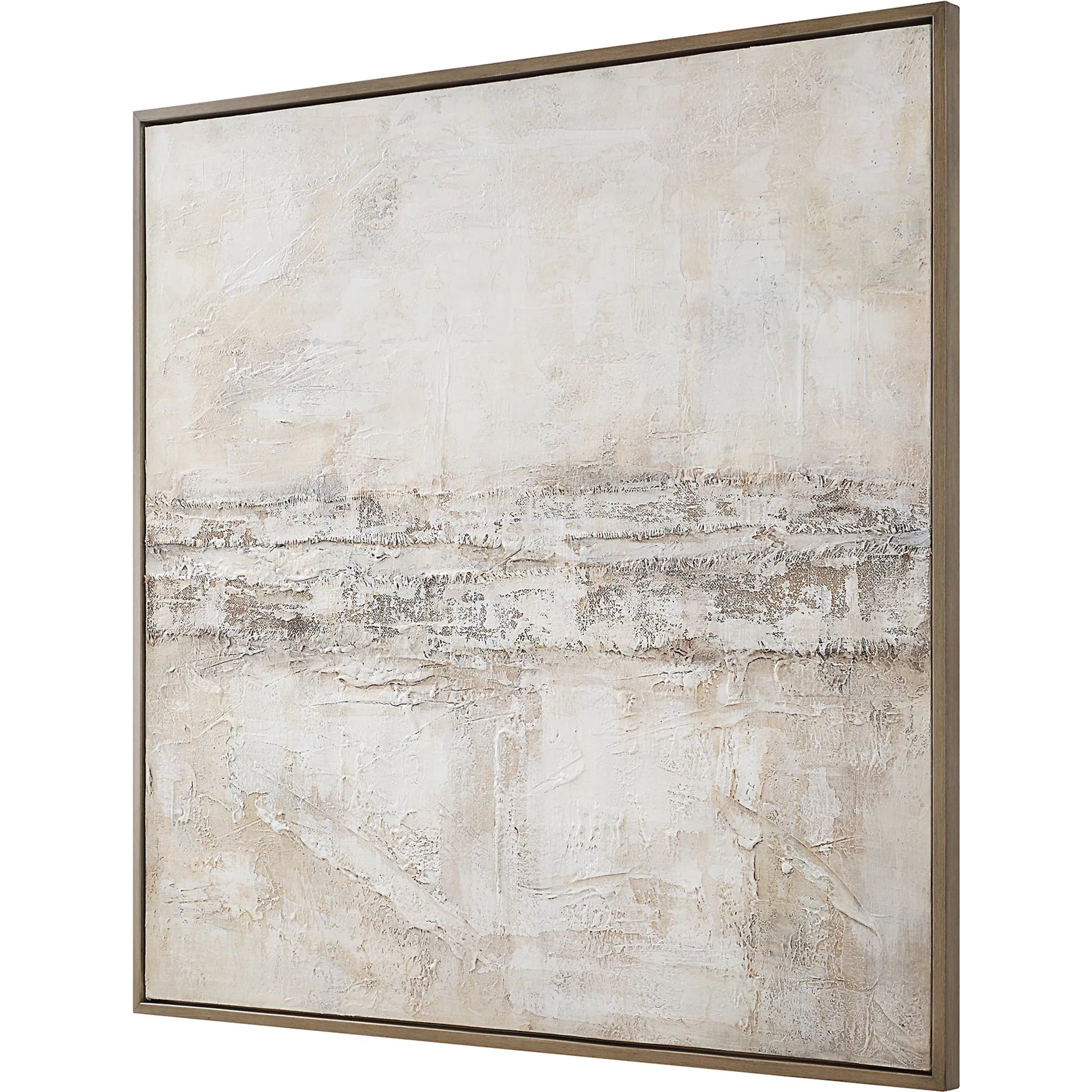 Desert Oasis Abstract Canvas Art by Uttermost. Made from canvas, pine wood, plastic, mdf in a transitional style.