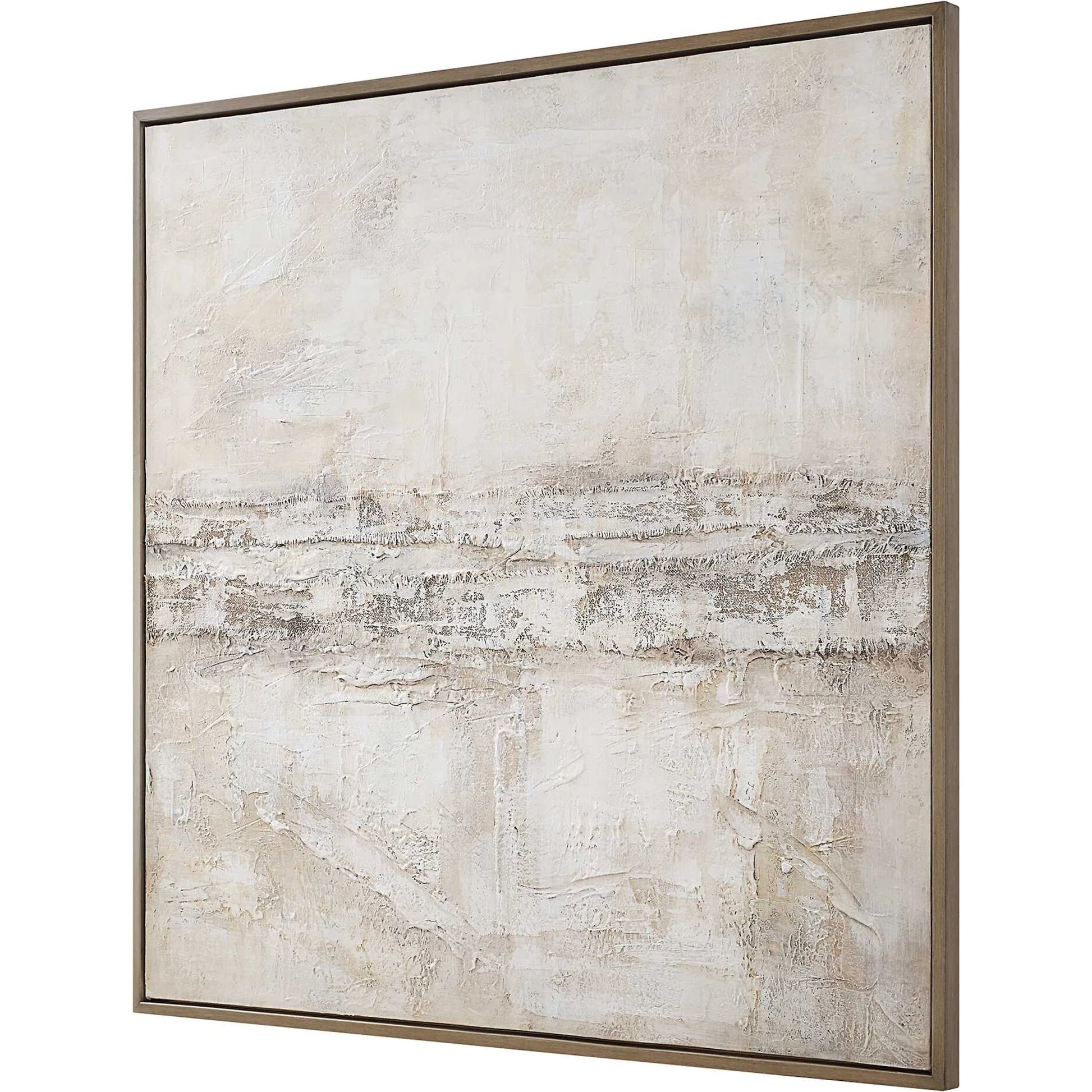 Desert Oasis Abstract Canvas Art by Uttermost. Made from canvas, pine wood, plastic, mdf in a transitional style.