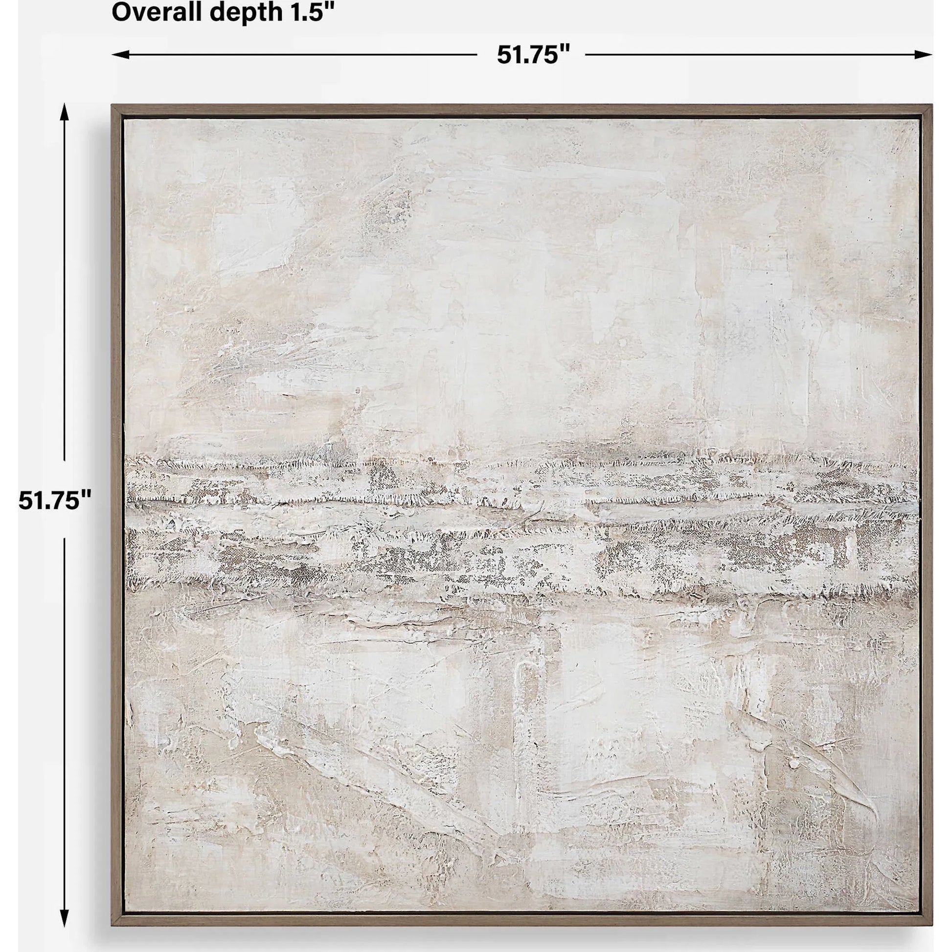 Desert Oasis Abstract Canvas Art by Uttermost. Made from canvas, pine wood, plastic, mdf in a transitional style.