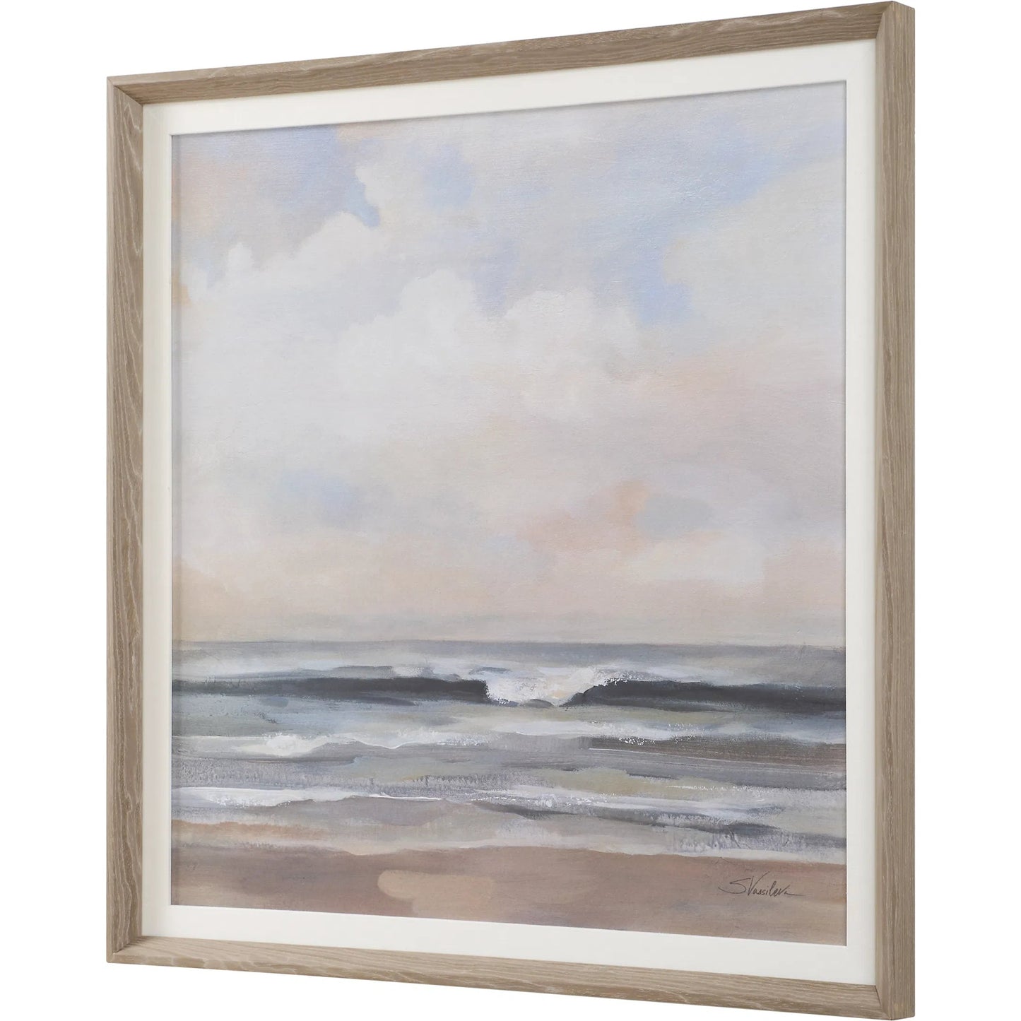 002 SI-2355253 | Additional Silo | Haze Framed Print by Uttermost. Made from pine, mdf, veneer, paper, linen in a coastal style.