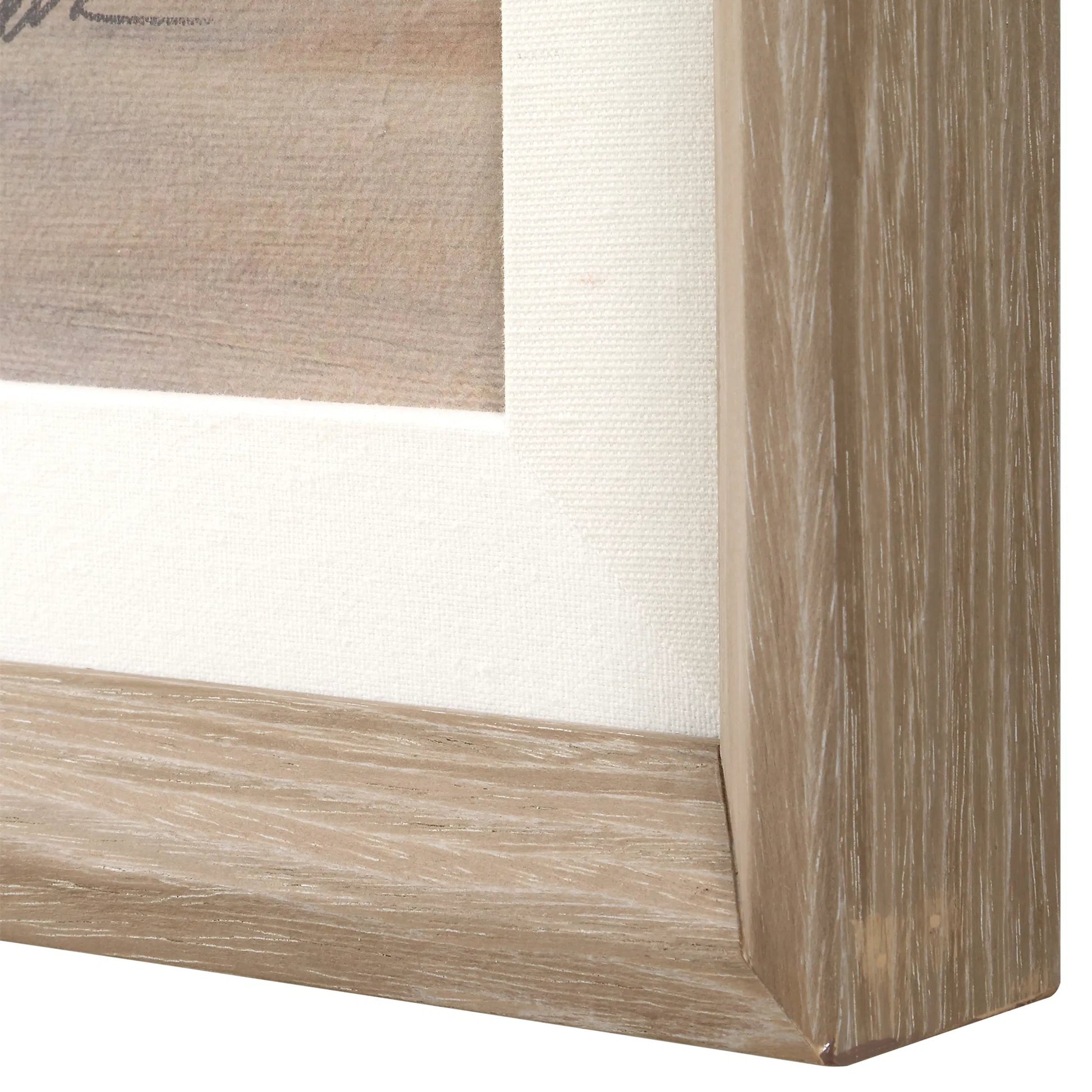 Haze Framed Print by Uttermost. Made from pine, mdf, veneer, paper, linen in a coastal style.