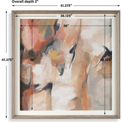 Uphill Framed Abstract Print by Uttermost. Made from pine, mdf, veneer, paper, linen in a eclectic & global style.