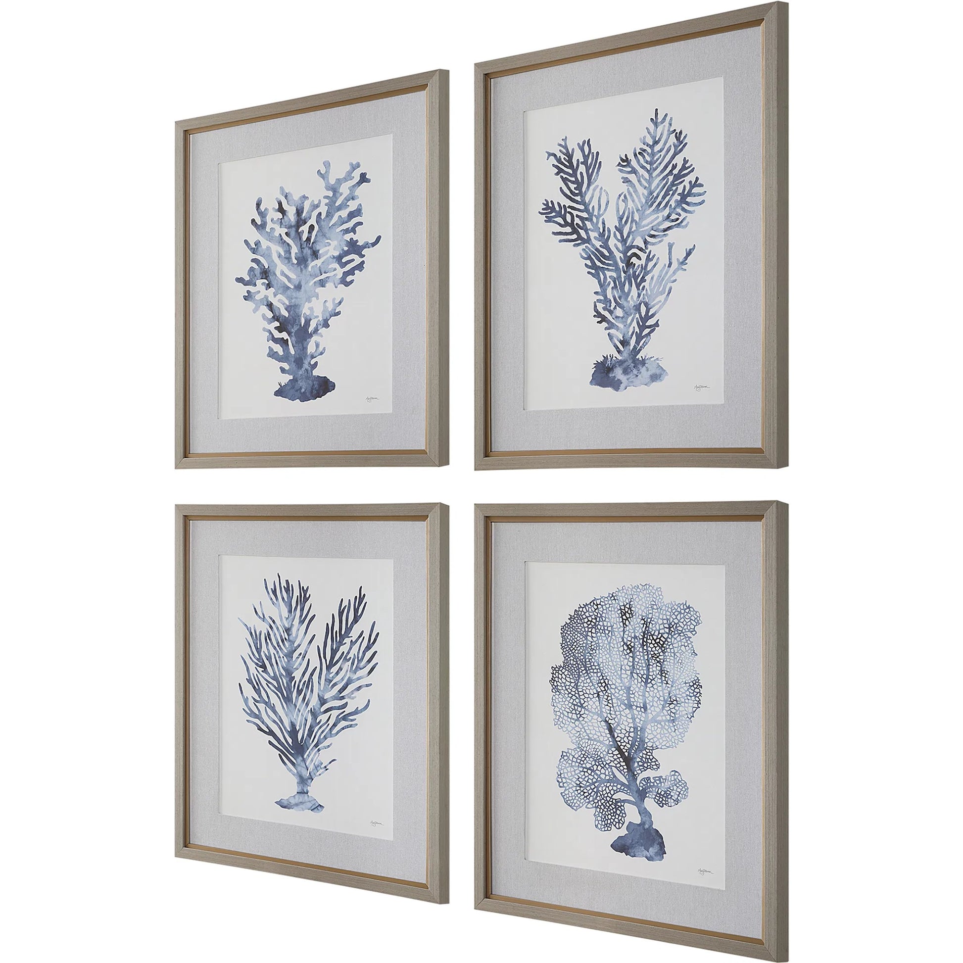 Shibori Coral Framed Prints by Uttermost. Made from plasti, glass, mdf, paper, linen, veneer in a unique style.