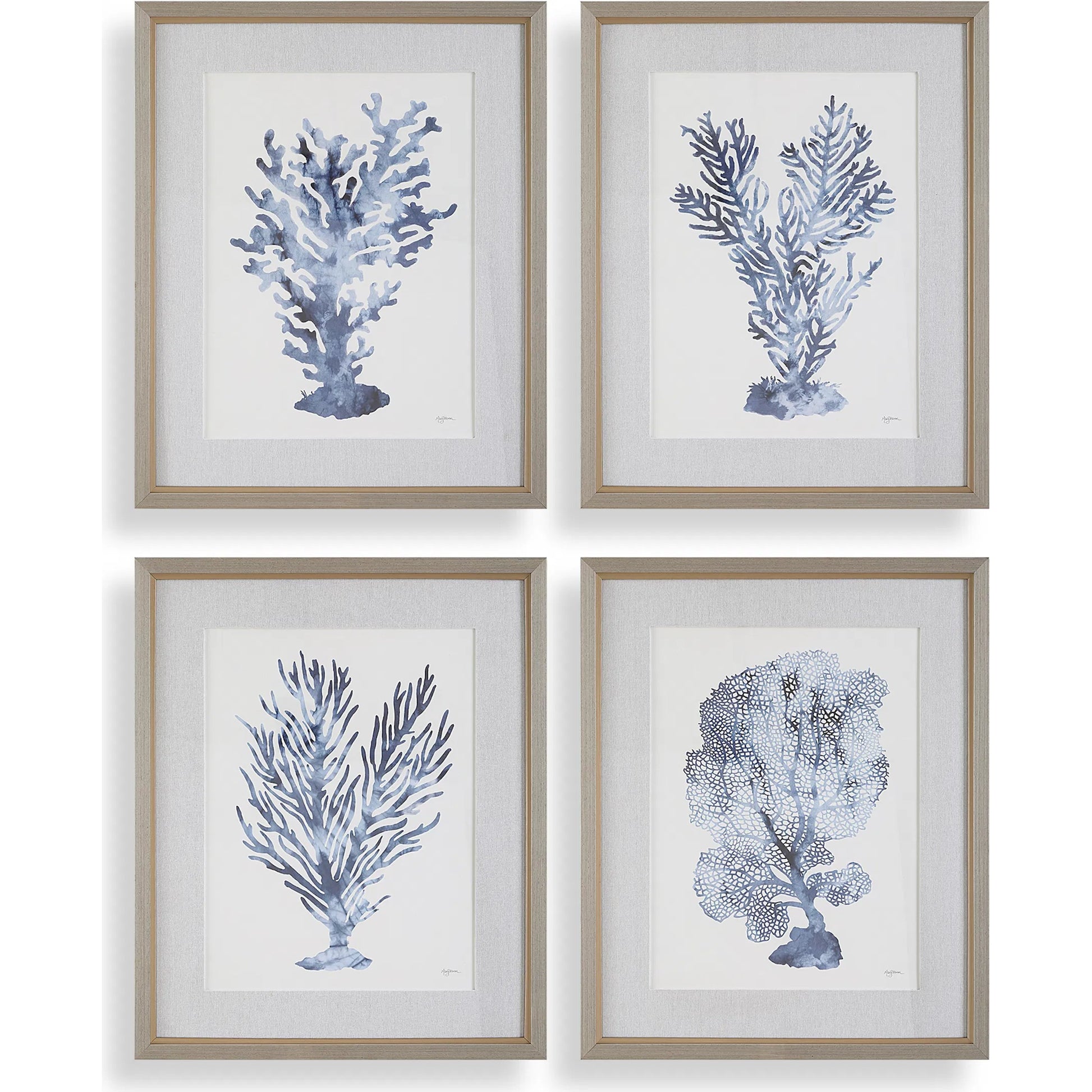 Shibori Coral Framed Prints by Uttermost. Made from plasti, glass, mdf, paper, linen, veneer in a unique style.