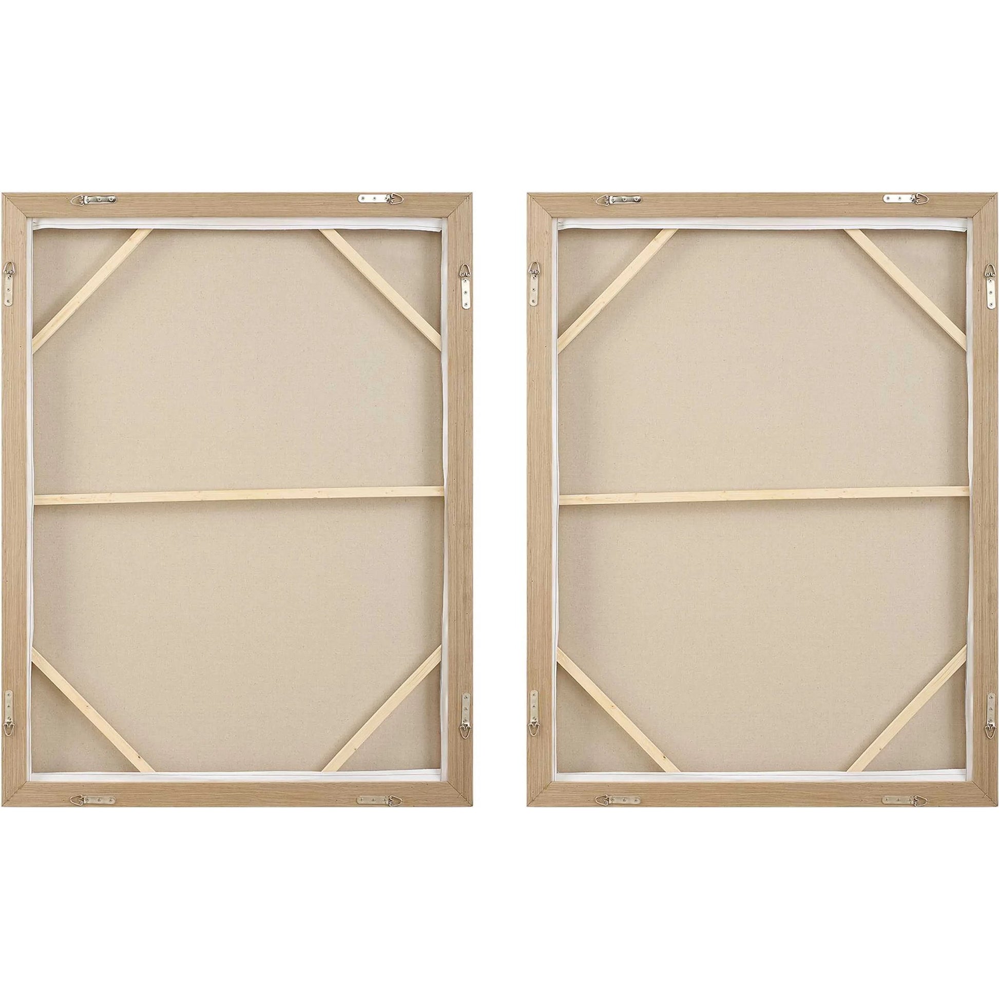 Molten Patina Framed Canvases by Uttermost in oak. Made from pinewood, walnut veneer, canvas in a eclectic & global style.