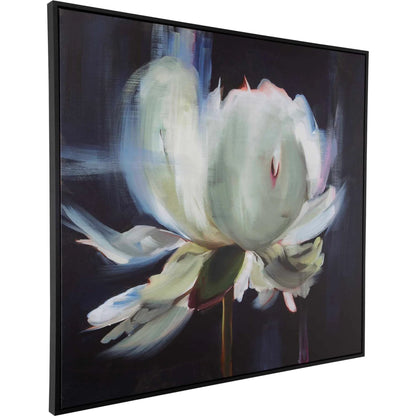 Peony Framed Floral Art by Uttermost. Made from solid wood, canvas in a eclectic & global style.