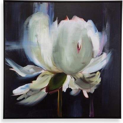 Peony Framed Floral Art by Uttermost. Made from solid wood, canvas in a eclectic & global style.