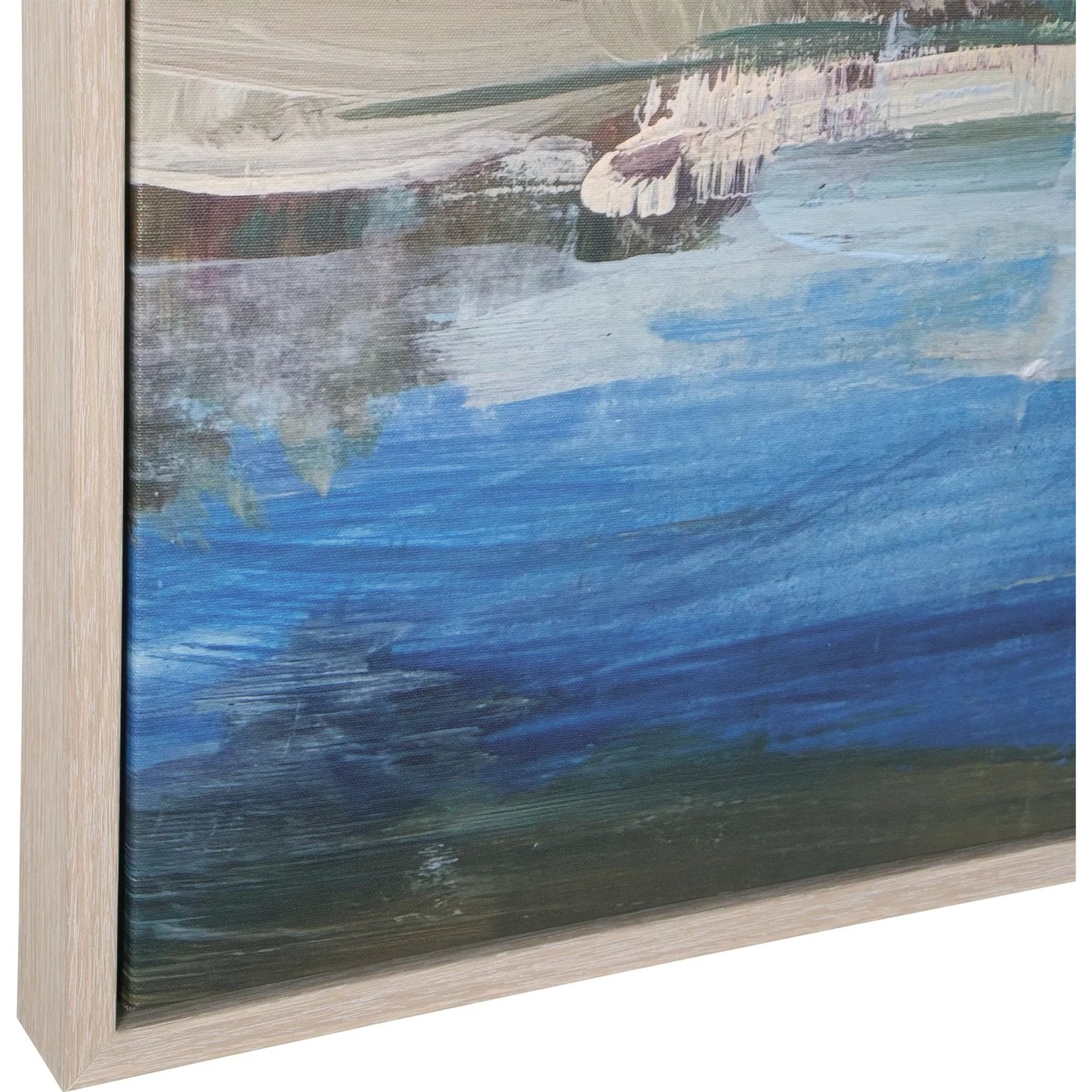 004 SI-2355257 | Closeup | Lush Valley Framed Canvas by Uttermost. Made from solid wood, canvas in a cottage & farmhouse style.