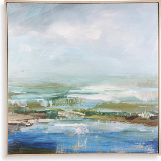 Lush Valley Framed Canvas by Uttermost. Made from solid wood, canvas, hot stamp foil in a unique style.