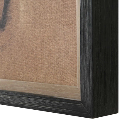 Rush & Dash Framed Prints by Uttermost in brown and black. Made from pine, mdf, linen, veneer, paper in a eclectic & global style.