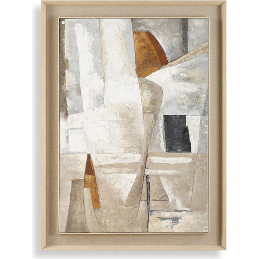 Hide & Seek Abstract Art by Uttermost. Made from canvas, pine wood in a unique style.