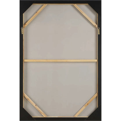 Eastside Abstract Coastal Art by Uttermost in blue, green, beige. Made from canvas, pine wood, mdf, acrylic in a transitional style.