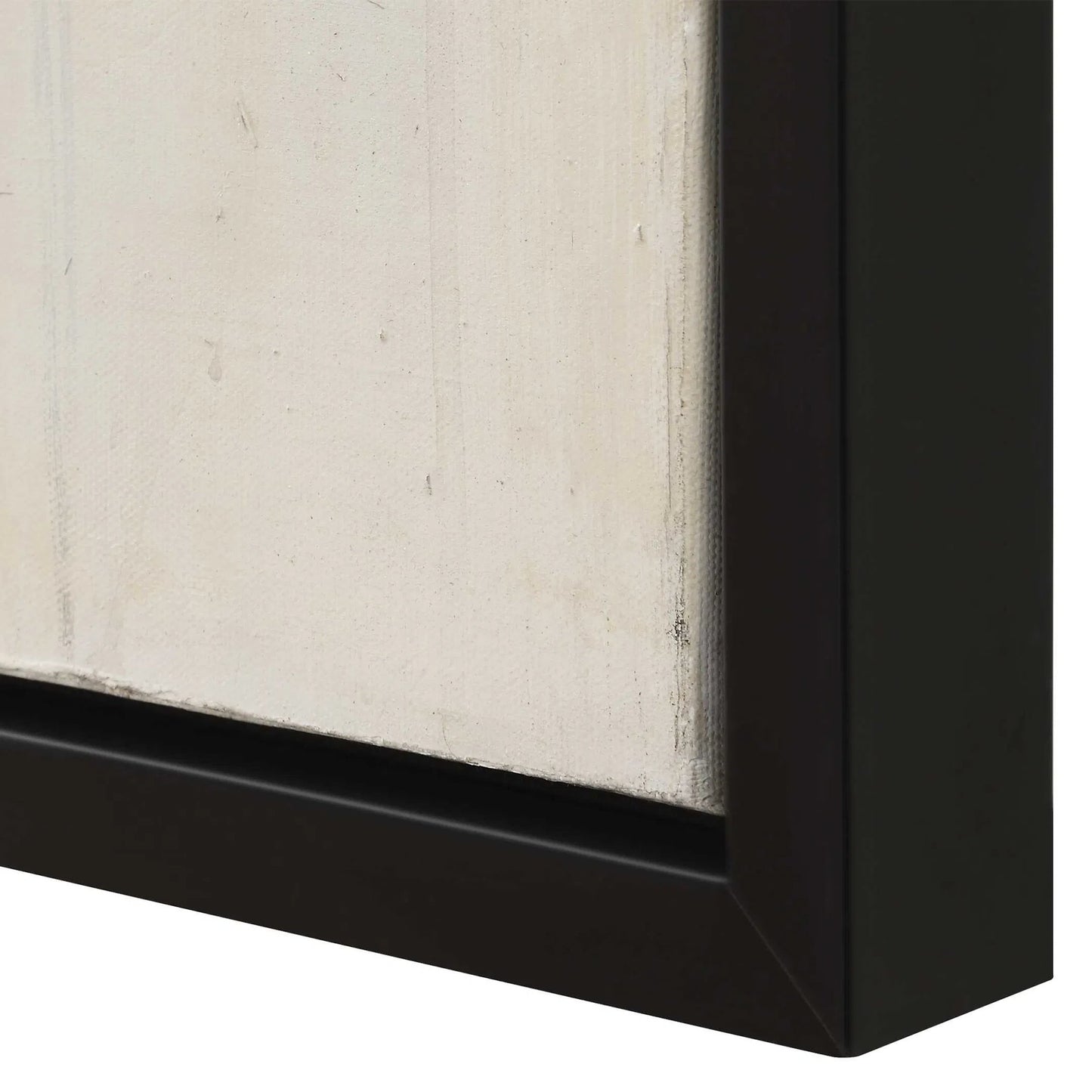 004 SI-2386727 | Closeup | Western Hemisphere Hand Painted Canvas by Uttermost in black. Made from canvas, pine wood, mdf, acrylic in a eclectic & global style.