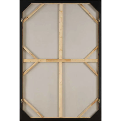 Western Hemisphere Hand Painted Canvas by Uttermost in black. Made from canvas, pine wood, mdf, acrylic in a eclectic & global style.