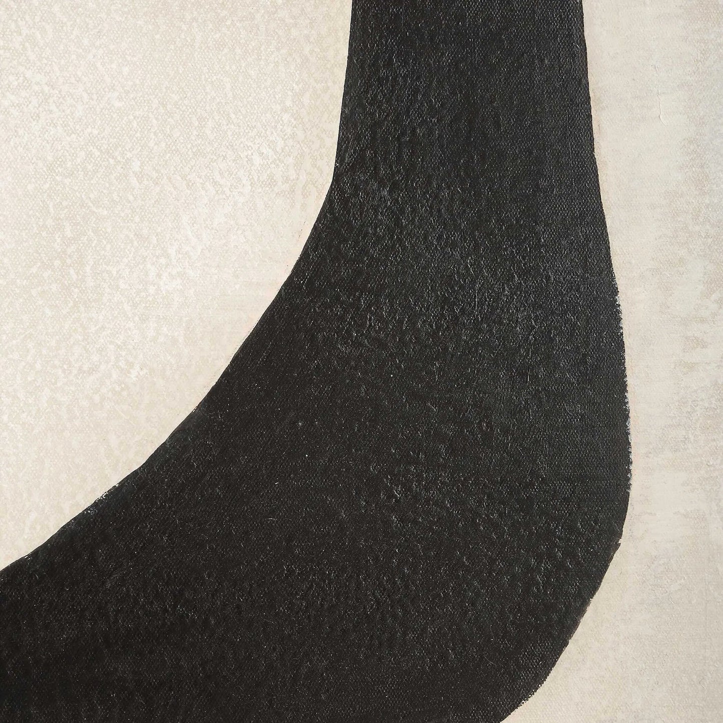 003 SI-2386728 | Closeup | Characters Abstract Art by Uttermost in cream. Made from canvas, pine wood, mdf, acrylic in a modern style.