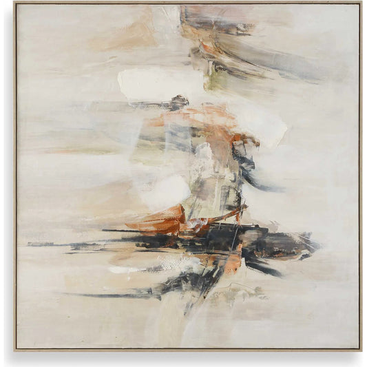 Outburst Hand Painted Modern Art by Uttermost. Made from canvas, pinewood, acrylic, mdf in a unique style.