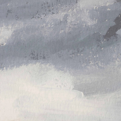 Bracing Framed Landscape Art by Uttermost in white, gray. Made from solid wood, canvas in a transitional style.