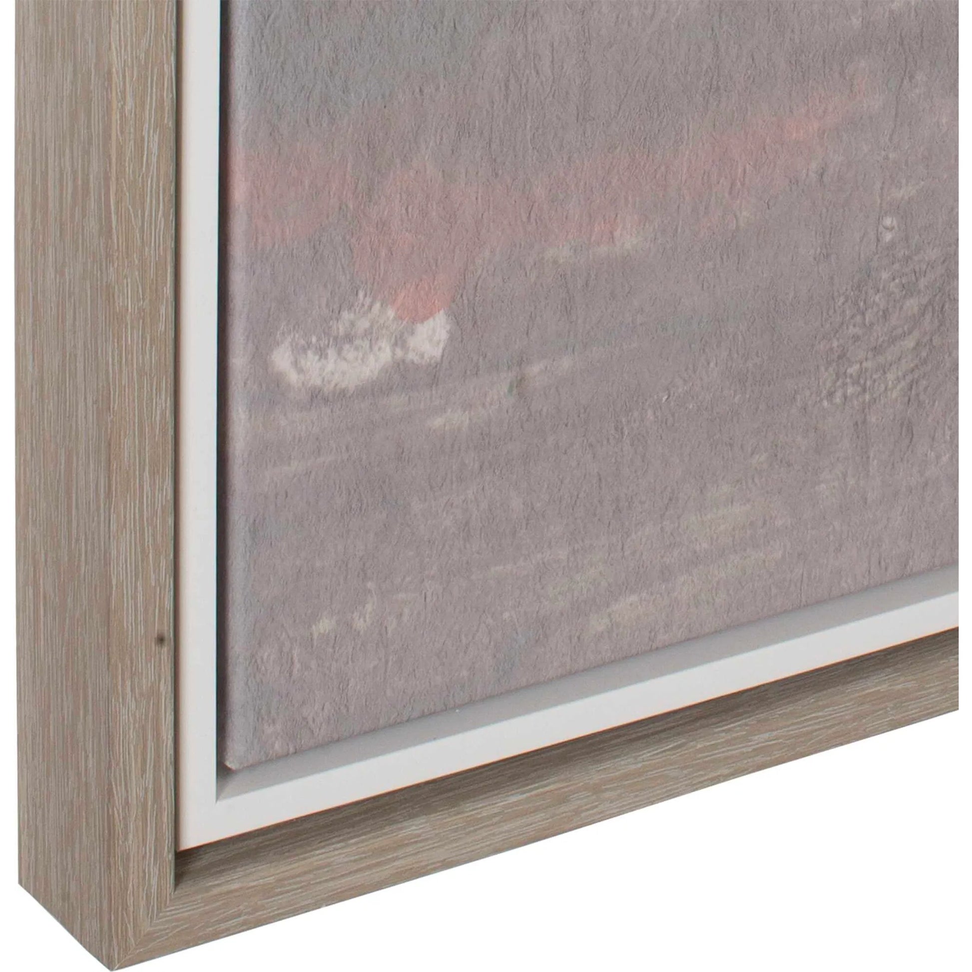 Bracing Framed Landscape Art by Uttermost in white, gray. Made from solid wood, canvas in a transitional style.