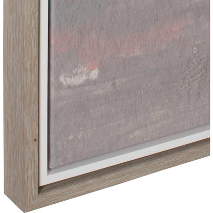 Bracing Framed Landscape Art by Uttermost in white, gray. Made from solid wood, canvas in a transitional style.