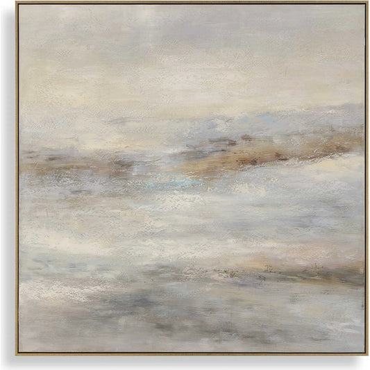 Say When Hand Painted Canvas by Uttermost. Made from canvas, pine wood, ps moulding in a unique style.