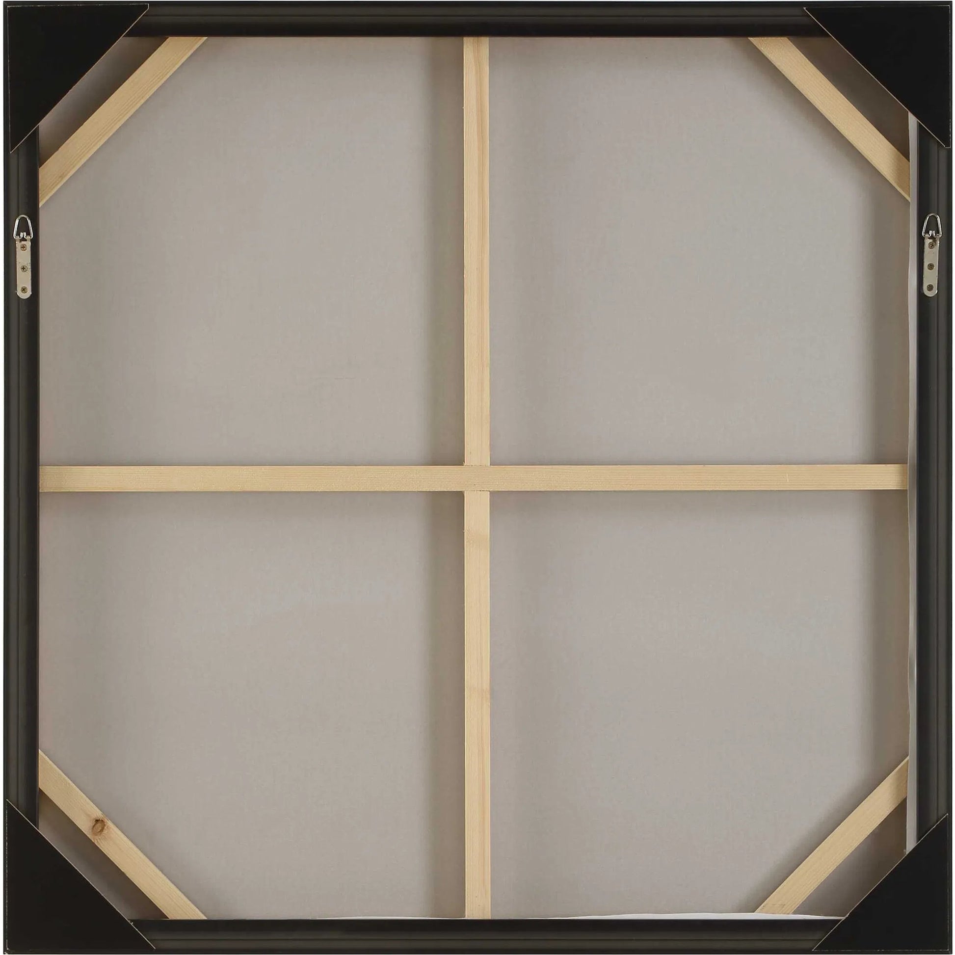 Cold Shoulder Hand Painted Landscape Art by Uttermost. Made from canvas, pine wood, ps moulding in a unique style.