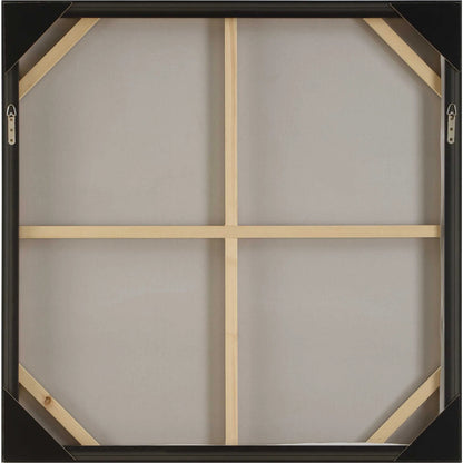 Cold Shoulder Hand Painted Landscape Art by Uttermost. Made from canvas, pine wood, ps moulding in a unique style.