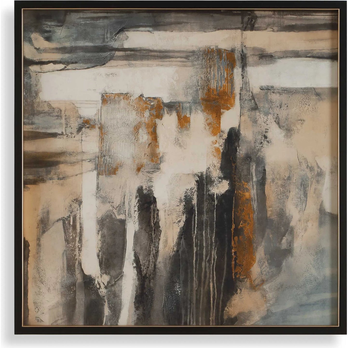 001 SI-2526242 | Primary Silo | Landslide Framed Abstract Print by Uttermost. Made from pine, mdf, iron, paper in a unique style.