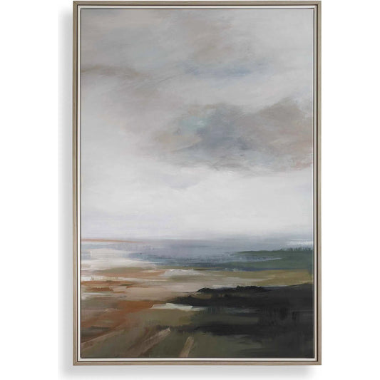 Lowlands Framed Landscape Print by Uttermost. Made from solid wood, canvas in a unique style.