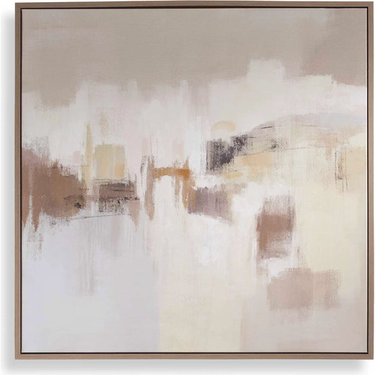 Daybreak Framed Abstract Art by Uttermost. Made from solid wood, canvas in a unique style.