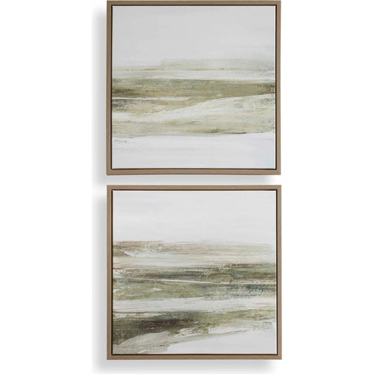 All of a Sudden Framed Canvases by Uttermost in black, brown, gray, green. Made from solid wood, canvas, hot stamp foil in a unique style.