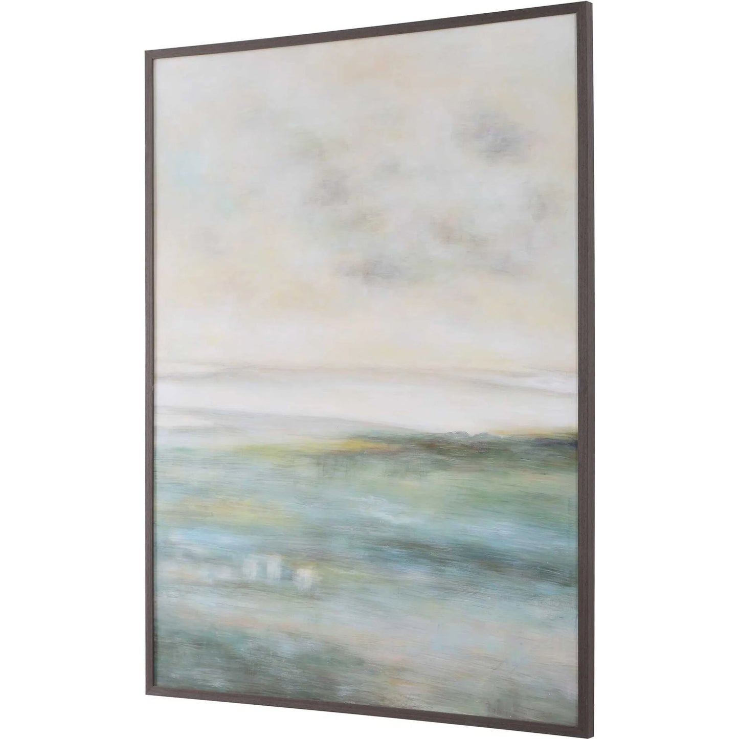 002 SI-2630663 | Closeup | Awakening Hand Painted Landscape Art by Uttermost. Made from canvas, pinewood, mdf in a unique style.