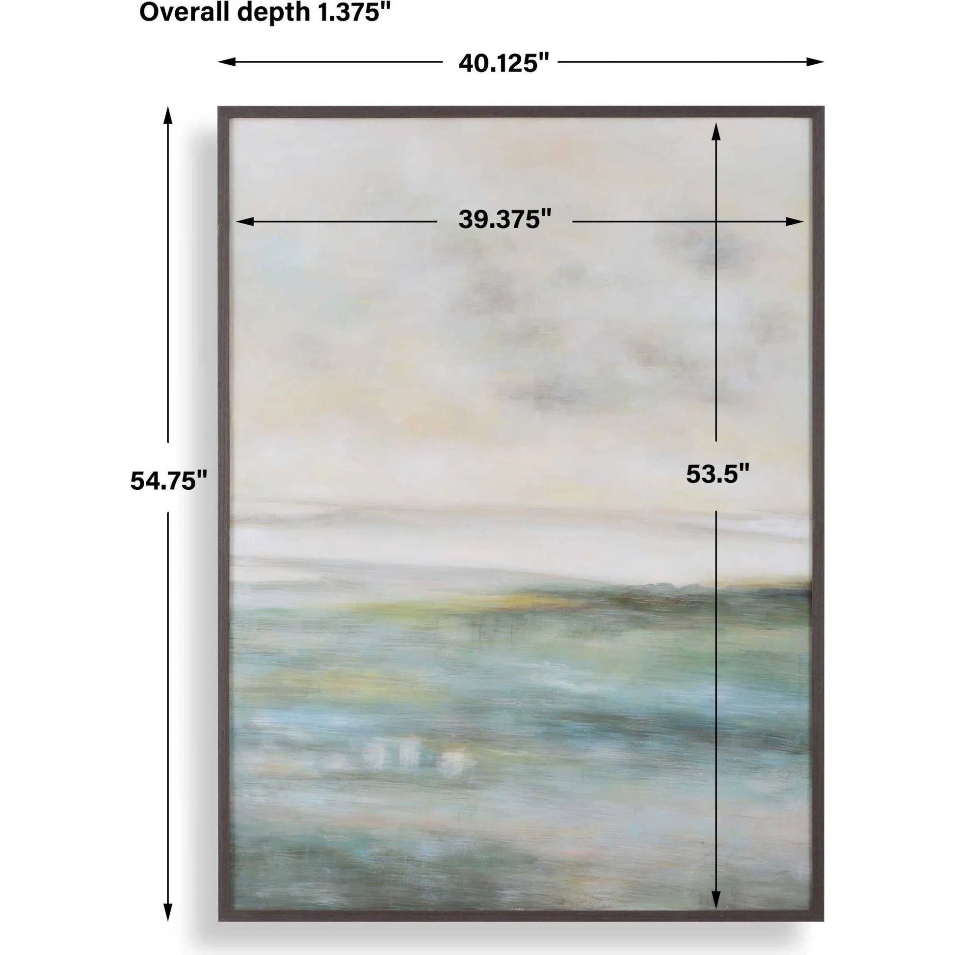 Awakening Hand Painted Landscape Art by Uttermost. Made from canvas, pinewood, mdf in a unique style.