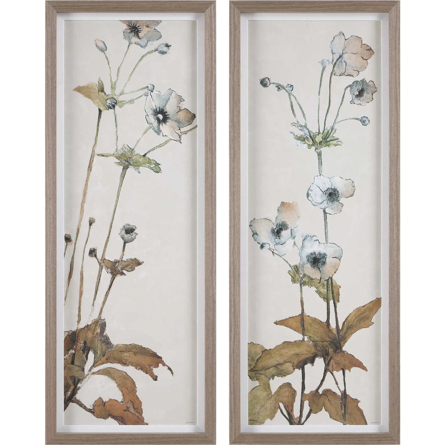 000 SI-2630665 | Primary Silo | Garden Study Framed Floral Prints by Uttermost. Made from plastic, mdf, paper, linen in a unique style.