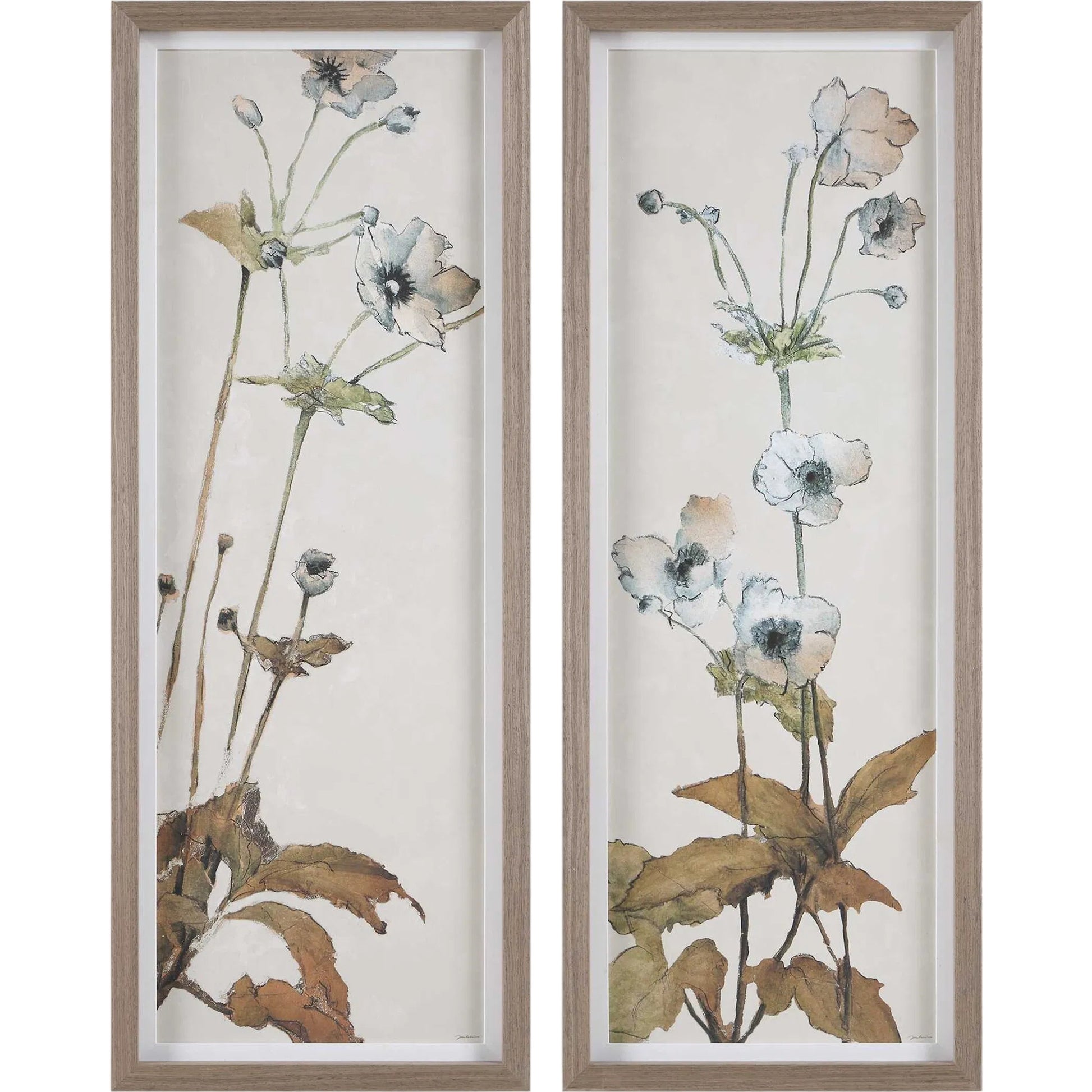 Garden Study Framed Floral Prints by Uttermost. Made from plastic, mdf, paper, linen in a unique style.