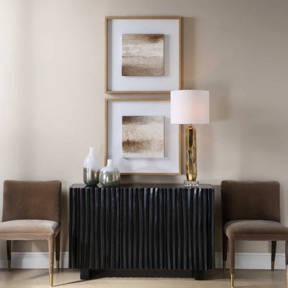 Between Lines Abstract Painting by Uttermost. Made from canvas, pine, mdf, acrylic in a unique style.