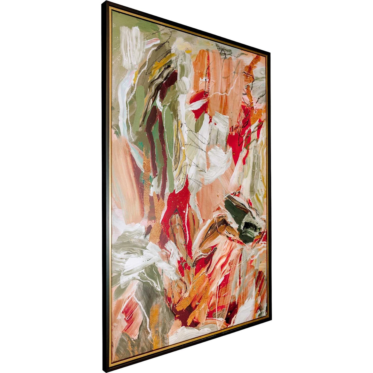 003 SI-2630673 | Unknown | Garden City Abstract Art by Uttermost. Made from solid wood, canvas in a unique style.