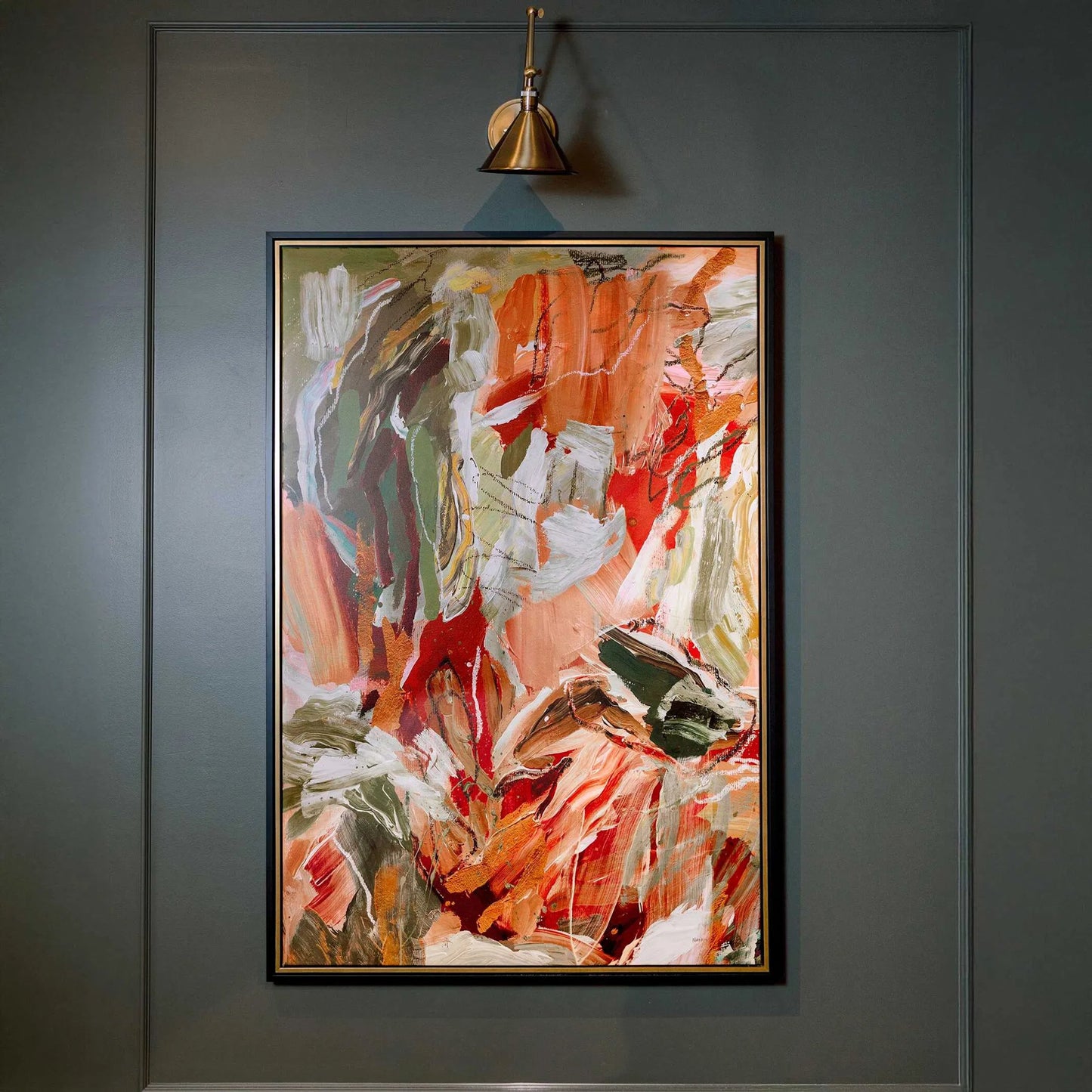 002 SI-2630673 | Lifestyle | Garden City Abstract Art by Uttermost. Made from solid wood, canvas in a unique style.