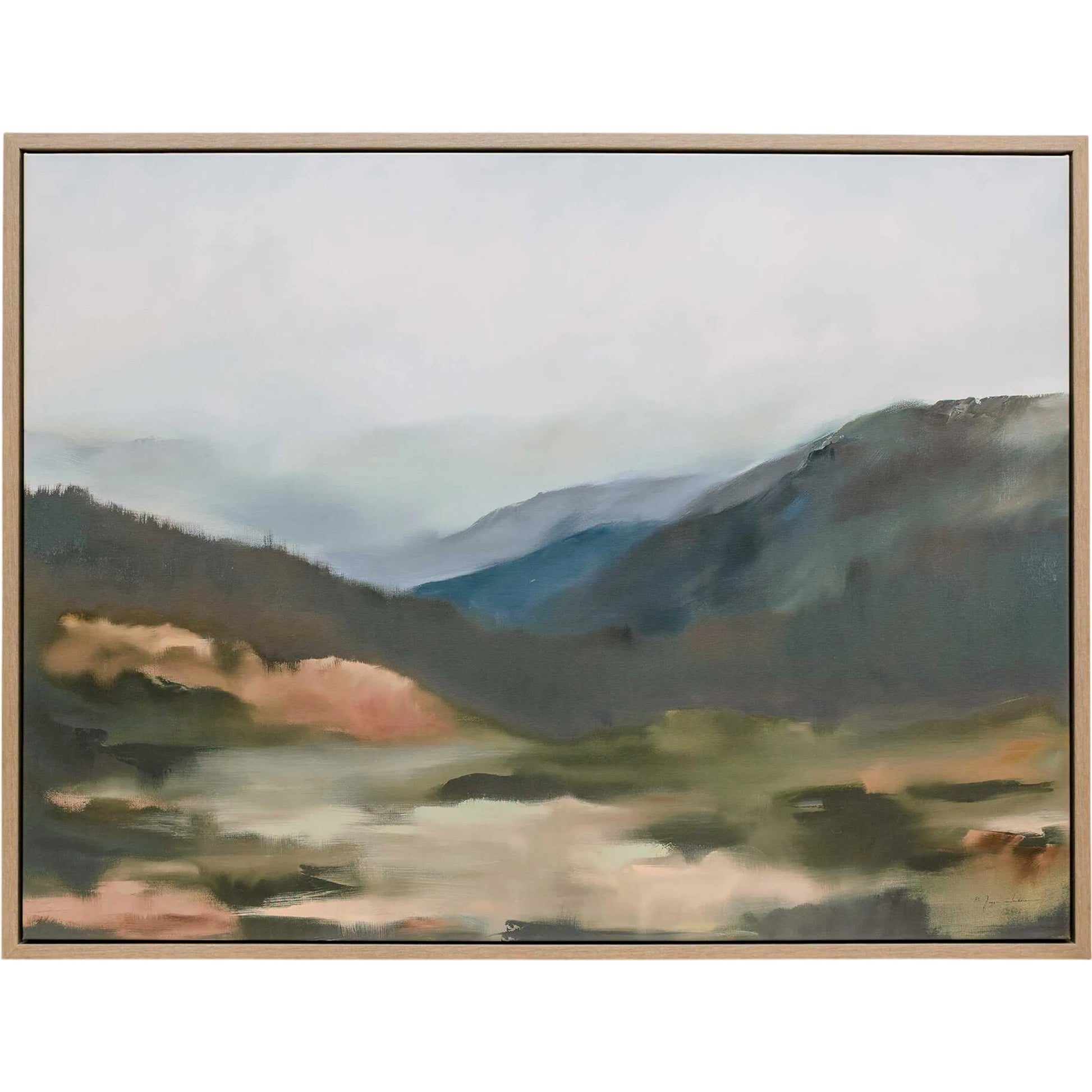 Fading Memory Landscape Art by Uttermost. Made from solid wood, canvas in a unique style.