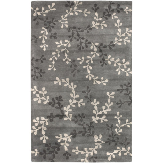 Artist Studio Rug - 1721 by Surya in charcoal, light beige. Made from 100% new zealand wool in a unique style.