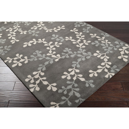 Artist Studio Rug - 1721 by Surya in charcoal, light beige. Made from 100% new zealand wool in a unique style.